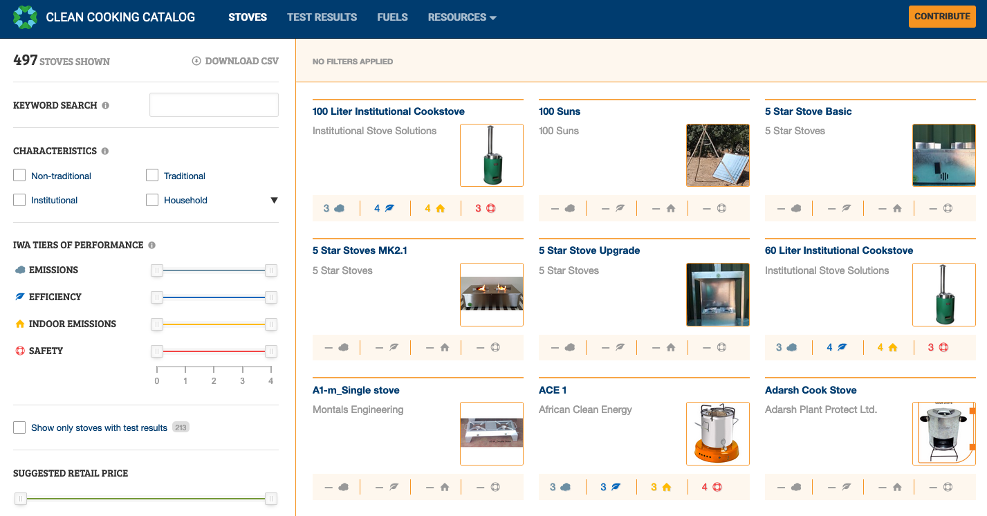 Clean Cooking Catalog screenshot - NEW Clean cooking catalog