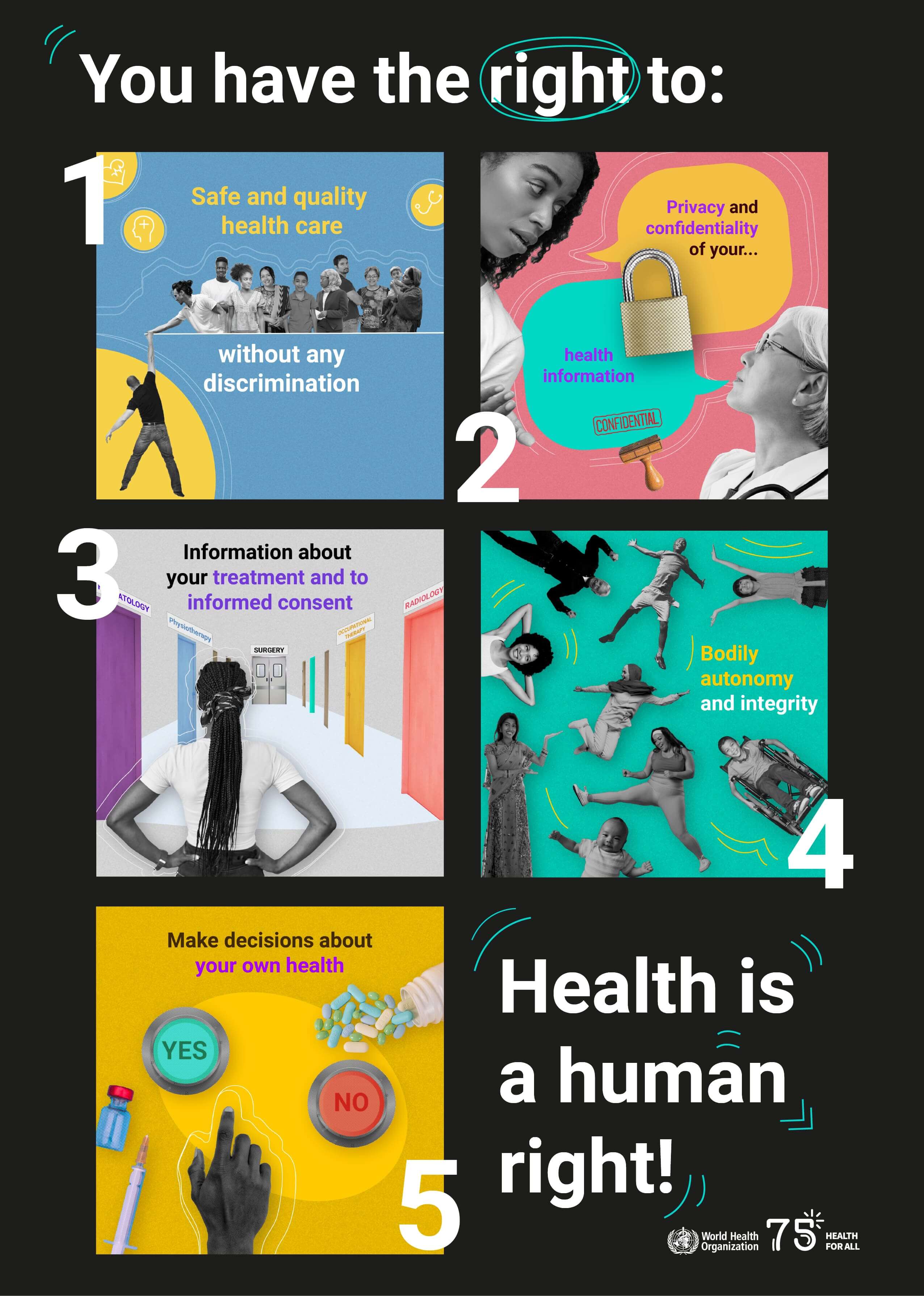 eng-2023HRD-poster 2023 Human Rights Day poster "Health is a human right"