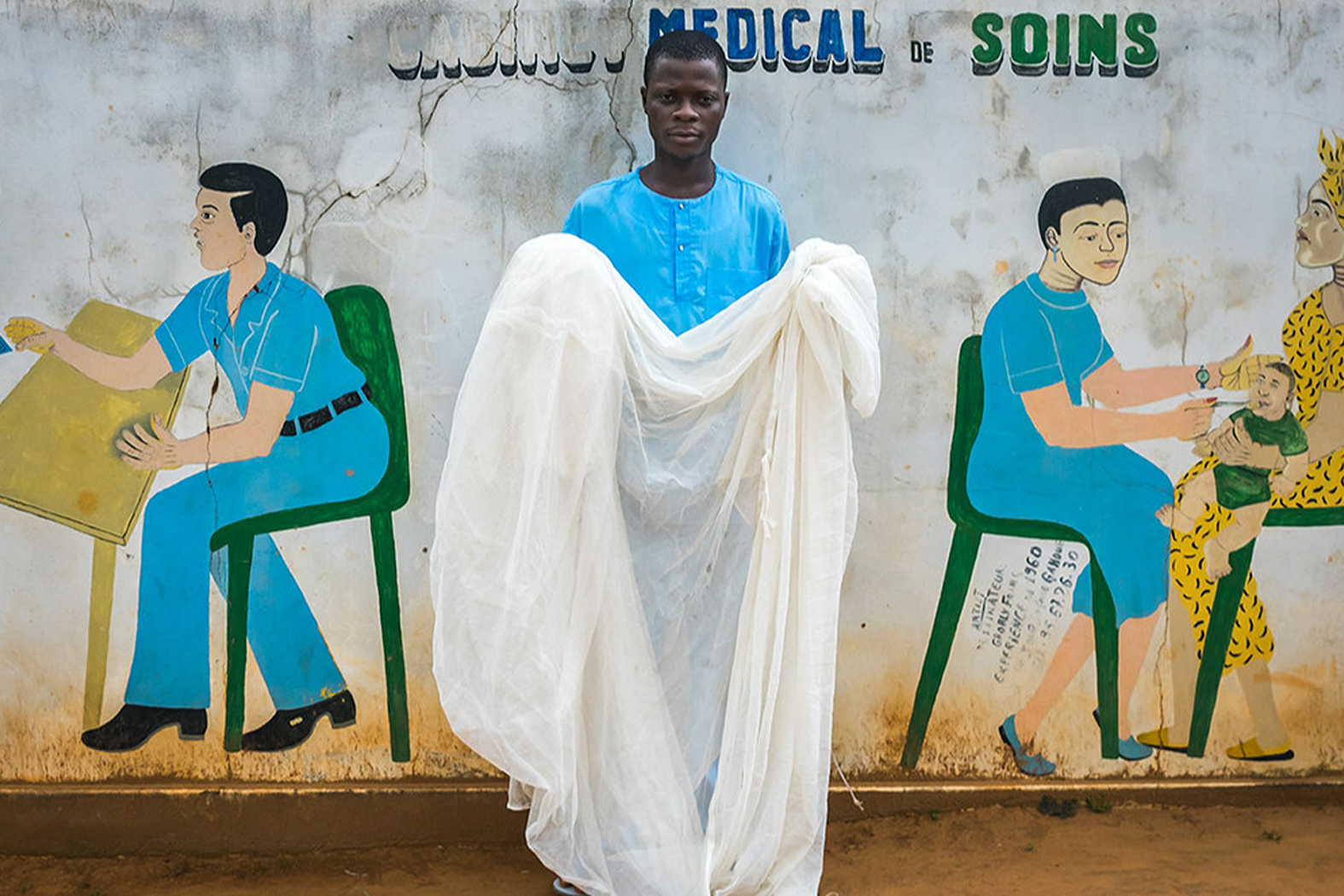 Doctor outside the medical center of Bopa Benin West Africa Doctor outside the medical center of Bopa Benin West Africa