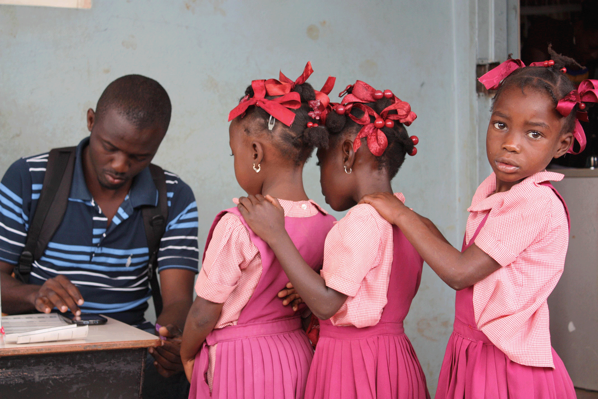 Disease detective conducts integrated transmission assessment surveys for LF of school children in Haiti
