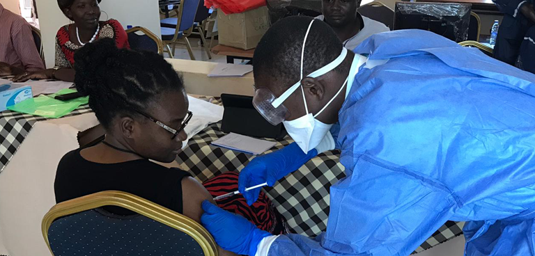 Vaccination against EVD Vaccination against EVD in the Democratic Republic of the Congo