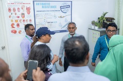 Regional Director, Saima Wazed visited Magoodhoo Health Center to observe reoriented PHC services and patient care pathway, Maldives