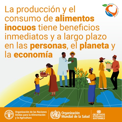 Día mundial de la Inocuidad de los Alimentos 2021- Tarjeta 1 Día mundial de la Inocuidad de los Alimentos 2021