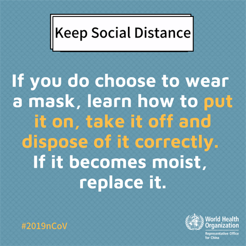 Learn how to use a mask correctly Infographic of text