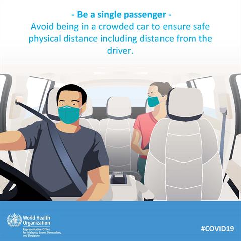 Be a single passenger Infographic of text