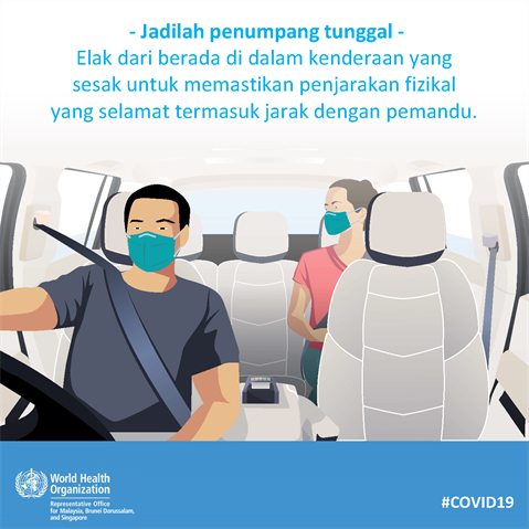 Be a single passenger Infographic of text