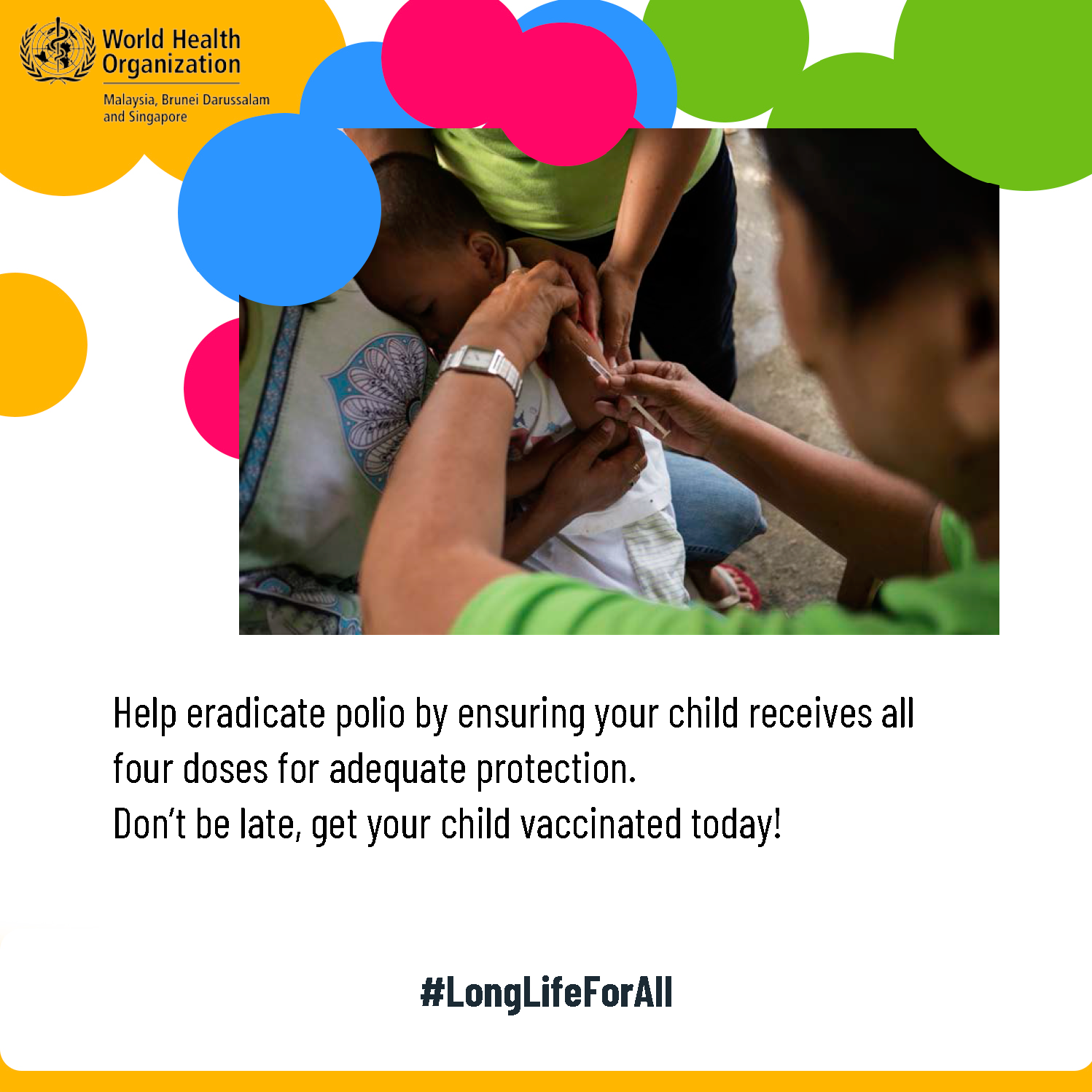 Get your child vaccinated today