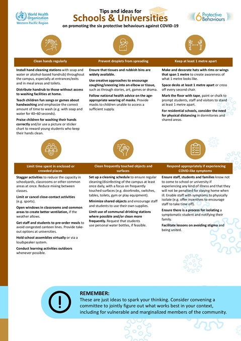 Schools and universities Schools and universities