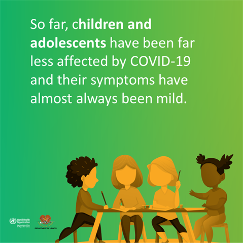 COVID-19 infographic Infographic of text