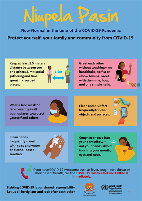 New Normal in the time of COVID-19 pandemic Infographic of text