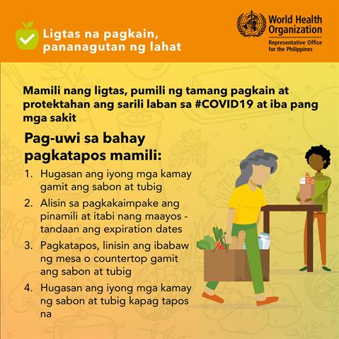 COVID-19 infographic Infographic of text