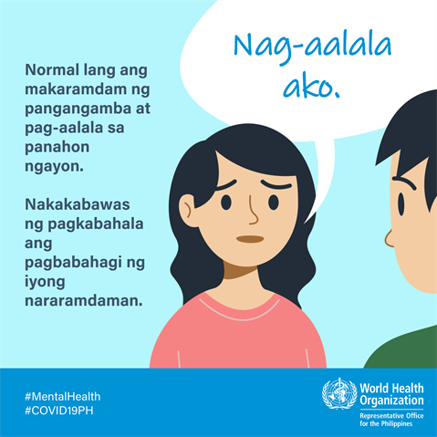 I'm worried Infographic of text