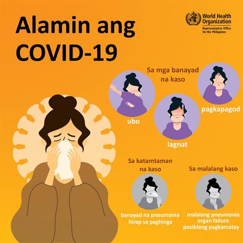 COVID-19 infographic Infographic visualising the recommended advice.