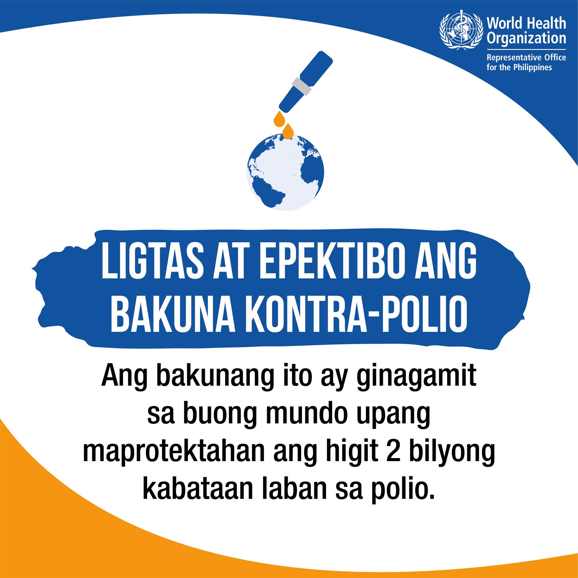 20190920 Polio Infographics - Filipino-03 Ligtas at epektibo ang bakuna kontra-polio