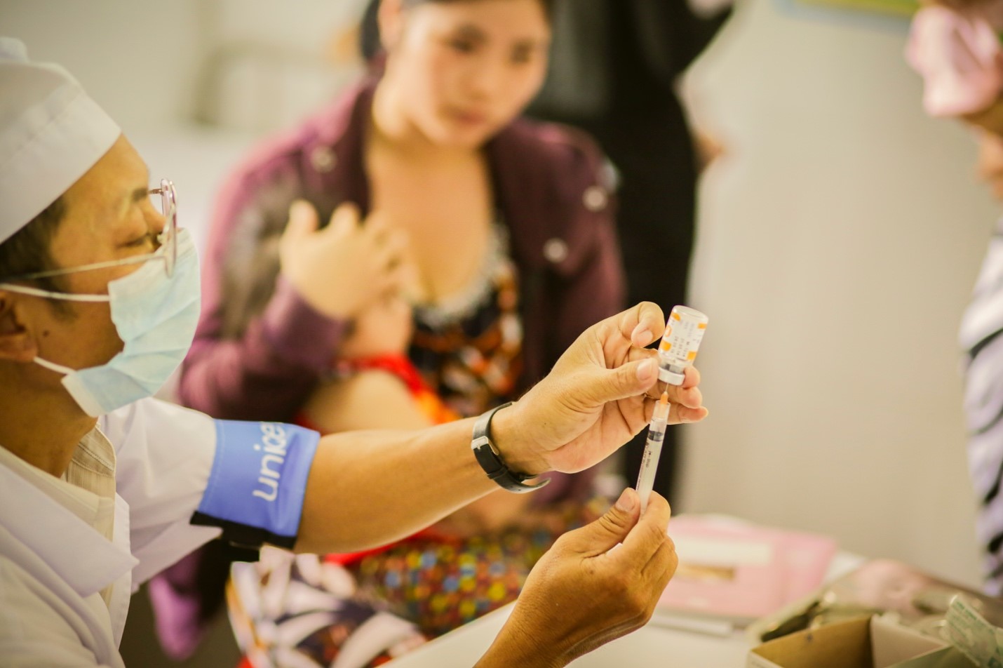 Measles and rubella vaccine