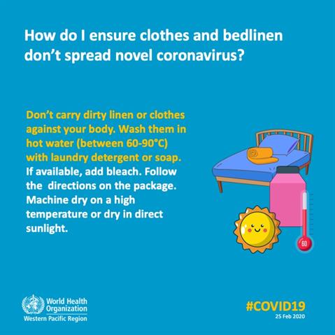 COVID-19 infographic Infographic of text